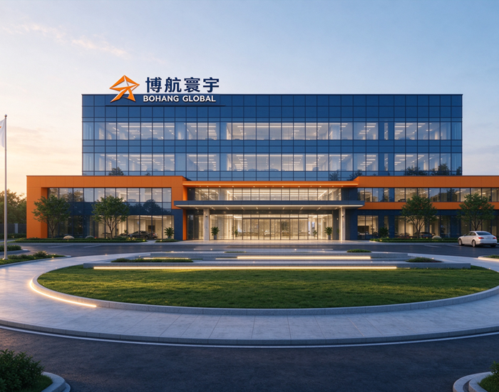 Modern company building